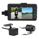 Motocicleta Dvr 1080p Video Cam Grabadora Hd 120 Grados T