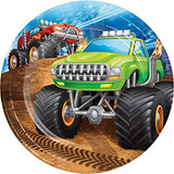 Platos De Postre Creative Converting Monster Truck, 24 Unida