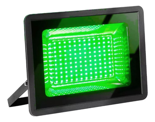 Refletor Led 100w Verde Prova D'água Ip66 Holofote Potente