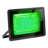 Refletor Led 100w Verde Prova D'água 110v/220v Smd Potente