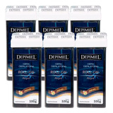 Kit 6 Ceras Depilatória Depimiel Negra Roll-on Refil 100g