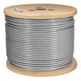 Cable Flexible Acero 1/4' Recubierto Pvc 300 M 48812