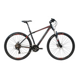 Mountain Bike Vairo Xr 3.5  2021 R29 L 21v Frenos De Disco Mecánico Cambios Shimano 31.8 42t Y Shimano Tx800 Color Negro/rojo  