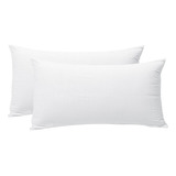 Blancos Azteca Impermeable 2 Pack Almohadas King Size Color Blanco