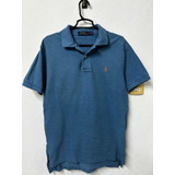 Playera Ralph Lauren Tipo Polo Azul