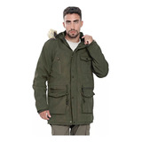 Parka - Campera Hombre Gabardina Forrada Authentic Apparel