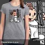 Remera De Pelicula Star Wars Princesa Leia