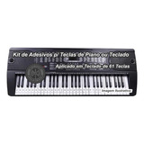 Adesivos Notas Musicais Teclado Piano Até88teclas Fretgrátis