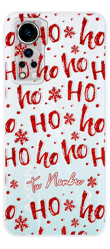 Funda Para Zte Navidad Santa Claus Ho Ho Ho Con Nombre