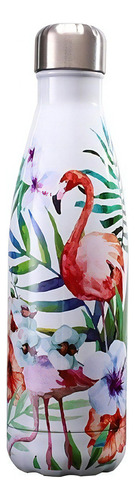 Botella Termica Acero Inoxidable Doble Capa Premium Color Flamingo