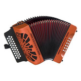 Hohner Compadre Gcf Acordeon Color Naranja