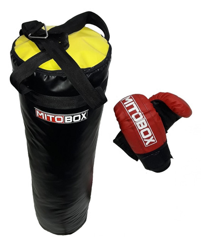Kit De Boxeo Bolsa + Guantines Mitobox Fitpoint