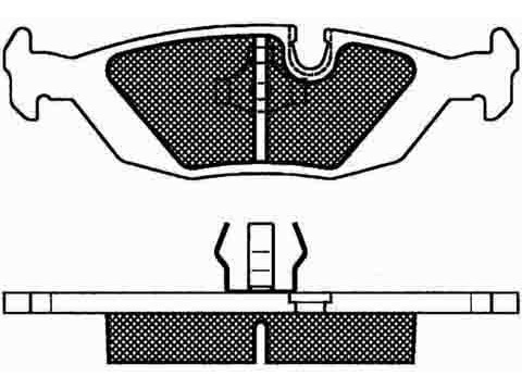 Pastillas Freno Para Bmw Serie M M5/m6 82/94 Trasera Textar Foto 3