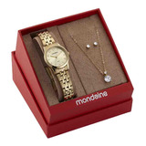 Relógio Mondaine Dourado Feminino 32609lpmkde1k1