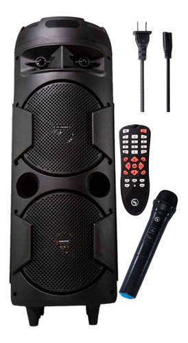 Parlante Sonivox Vs-ss2590 Con Bluetooth Negra Recargable