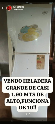 Heladera Con Frizer Grande Gafa