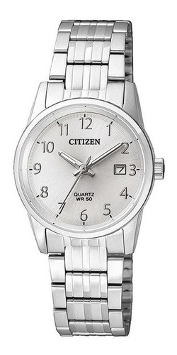 Reloj Citizen Date,ac-ac,cara Plata   Eu600057b           