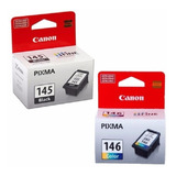 Dual Pack Cartuchos De Tinta Canon Pg-145 Y/o Cl-146