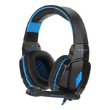 Audifono Diadema Gamer Kotion Each G4000 Usb Microfono Azul