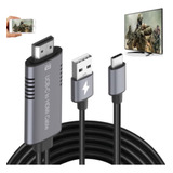 Adaptador Hdmi Usb Tipo C Cable Mhl 4k Hd Video Convertidor