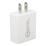 Cargador De Carga Rápida Inteligente Usb Tipo C 20w Qc3.0+pd