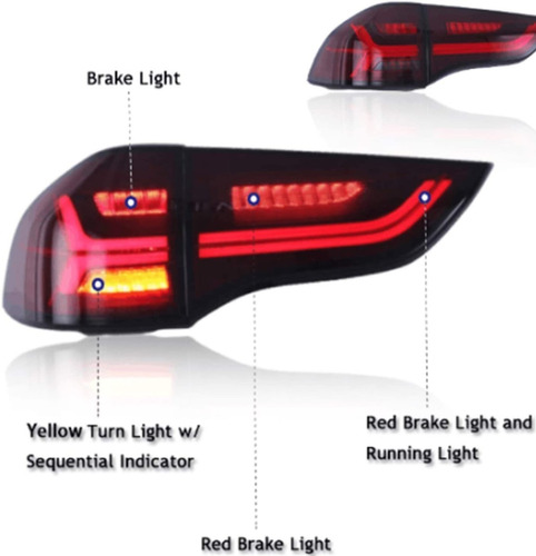 Mitsubishi Montero Sport Pajero Faro Led Trasero 2009+ Foto 3