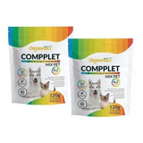 Kit 2 Compplet Mix Pet A-z Organnact 60 Tabs 120g
