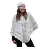 Poncho Lana De Oveja - Modelo Monjita By Chile Native