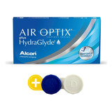 Lente De Contato Air Optix Plus Hydraglyde + Estojo