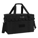 Bolsa De Picnic Para Acampar, Contenedor Organizador, Negro