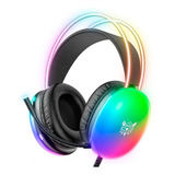 Headset Gamer Profissional Onikuma X25 Rgb Preto