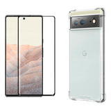 Kit Vidrio Templado + Estuche Para Google Pixel 6