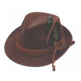 Sombrero Tiroles Aleman Gorro Tela October Disfraz Cotillon