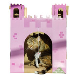 Midlee Casa Rascador Para Gatos Pink Castle