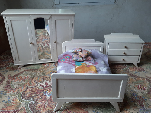 Juego De Dormitorio Para Muñecas, Tamaño Barbie