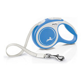 Flexi Cf10c5 Correa Retráctil New Comfort Para Perro De 12kilos Color Azul