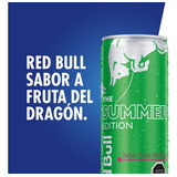 Red Bull Bebida Energética Pack 24 Latas Fruta Del Dragón 250ml