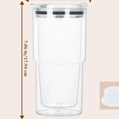 Vaso Mason Jar Cups Con Capacidad De 18 Onzas Con Forma De B