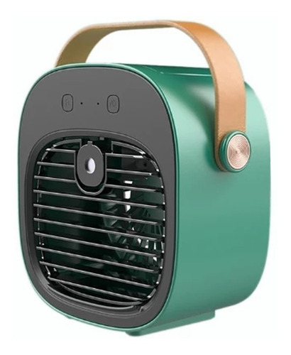 Refrigerador De Aire Portátil Mini Ventilador Frio Aerosoles Color Verde