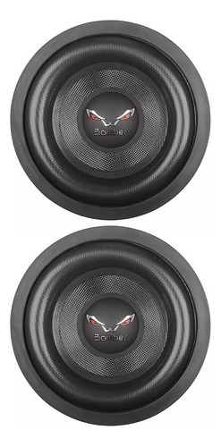 Kit 2 Subwoofer Bomber Bicho Papão 15 Pol 800w Rms 4+4 Ohms