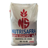 Farinha De Osso 25kg - Adubo Fertilizante P Plantas Em Geral