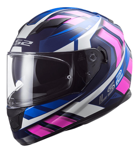 Casco Cerrado Ls2 Stream Evo Loop S Azl Fluo/ros Ff320