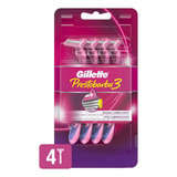 Maquina Afeitar Gillette 3 Mujer X 4und