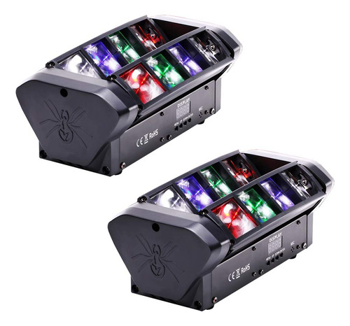 Luz De Escenario, Cabeza Movil Para Dj, Luces Led Rgbw De 8