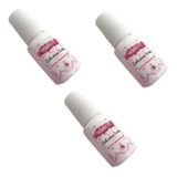 03 Colas P/ Unhas Tips Gel Acrigel Fibra Porcelan Honey Girl