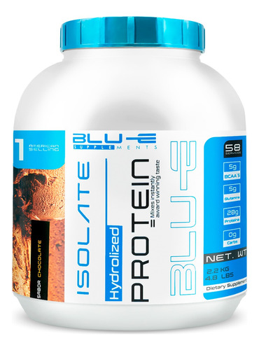 Proteína Whey Hidrolizada Isolate Blu-e 2.2kg Varios Sabores