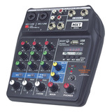 Mesa De Som Profissional 4 Canais Com Efeitos Mxt Mx-4bt