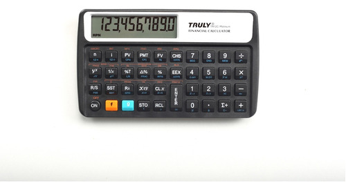 Calculadora Financeira Truly Tr 12c Platinum 120 Funções Rpn