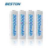 Batería Recargable Beston Aa 3.000 Mah - Pack X 4