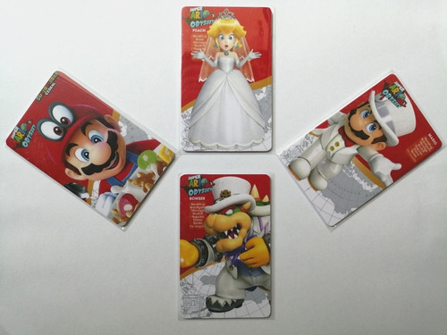 Mario Oddisey Tarjetas Amiibo Pack